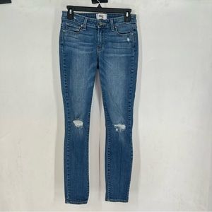 Paige• Verdigo Ankle Skinny Jeans size 27